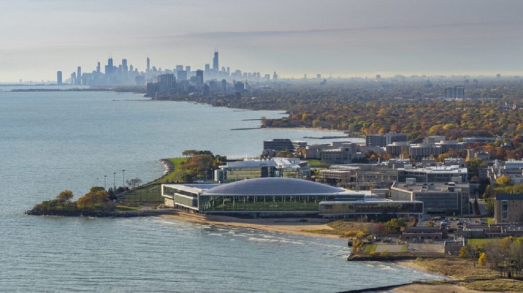 Northwestern university aerial