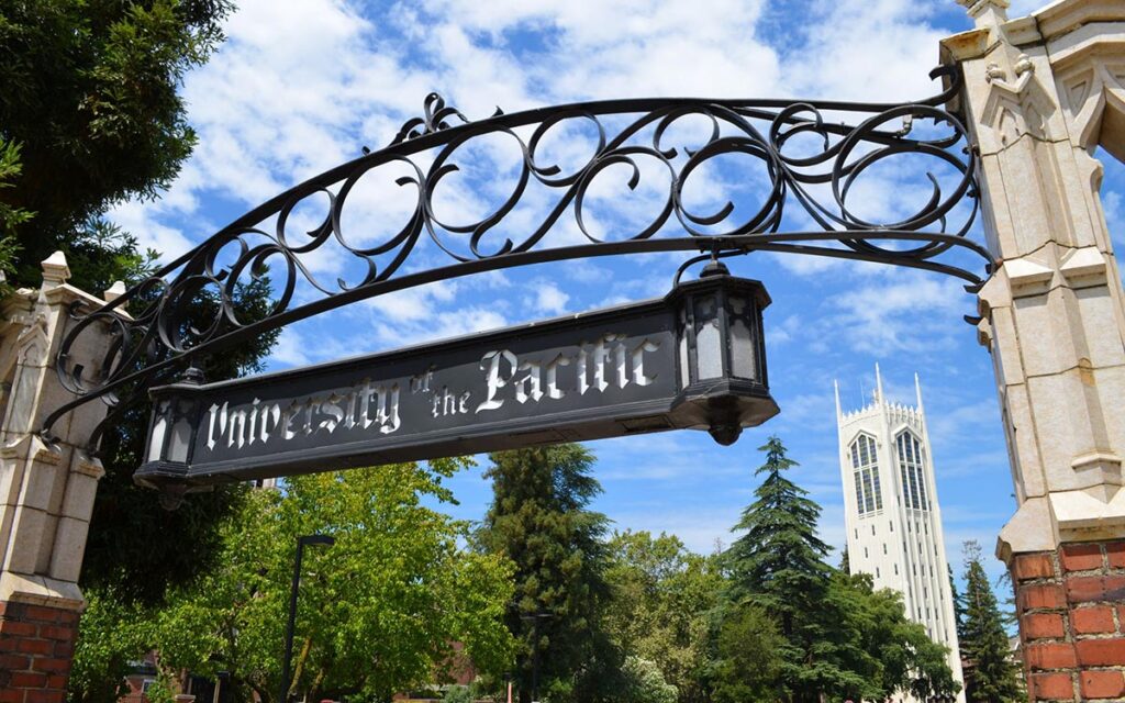 University of the Pacific gate