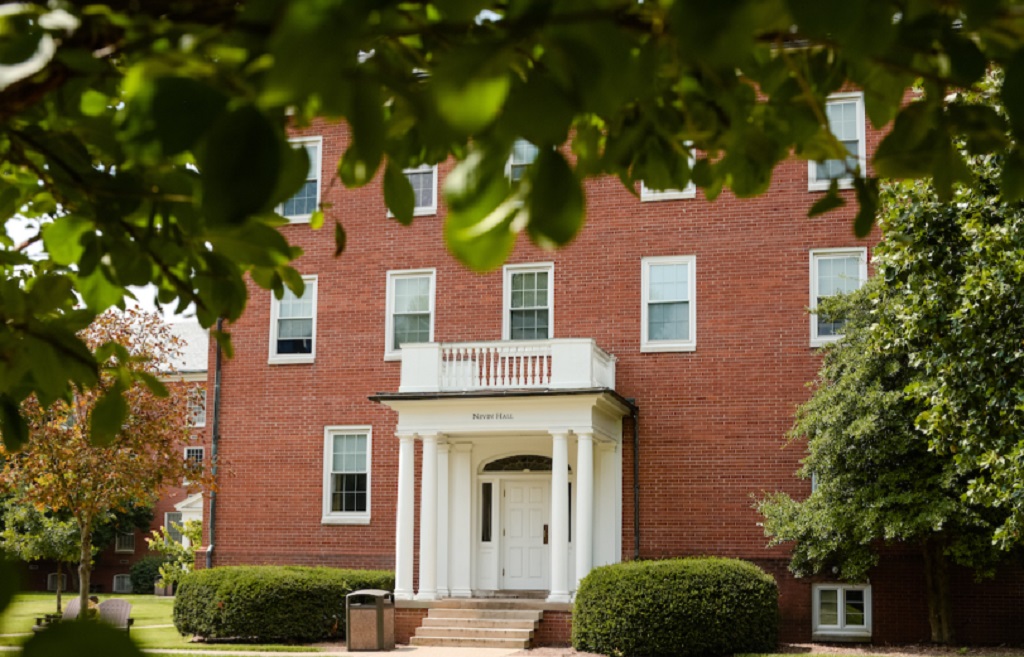 The front of Nevin Hall at Centre College.