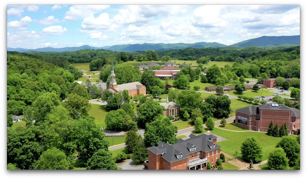 Milligan's campus at the foothills of the Smokies.